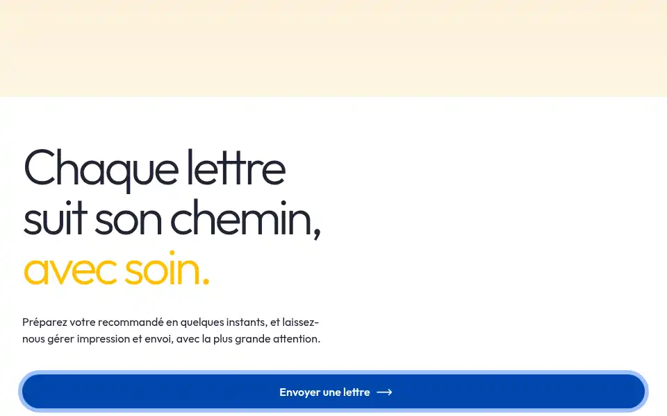 Screenshot of envoi-reco.com