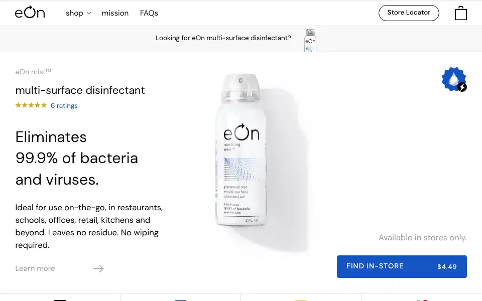 Screenshot of eonmist.com