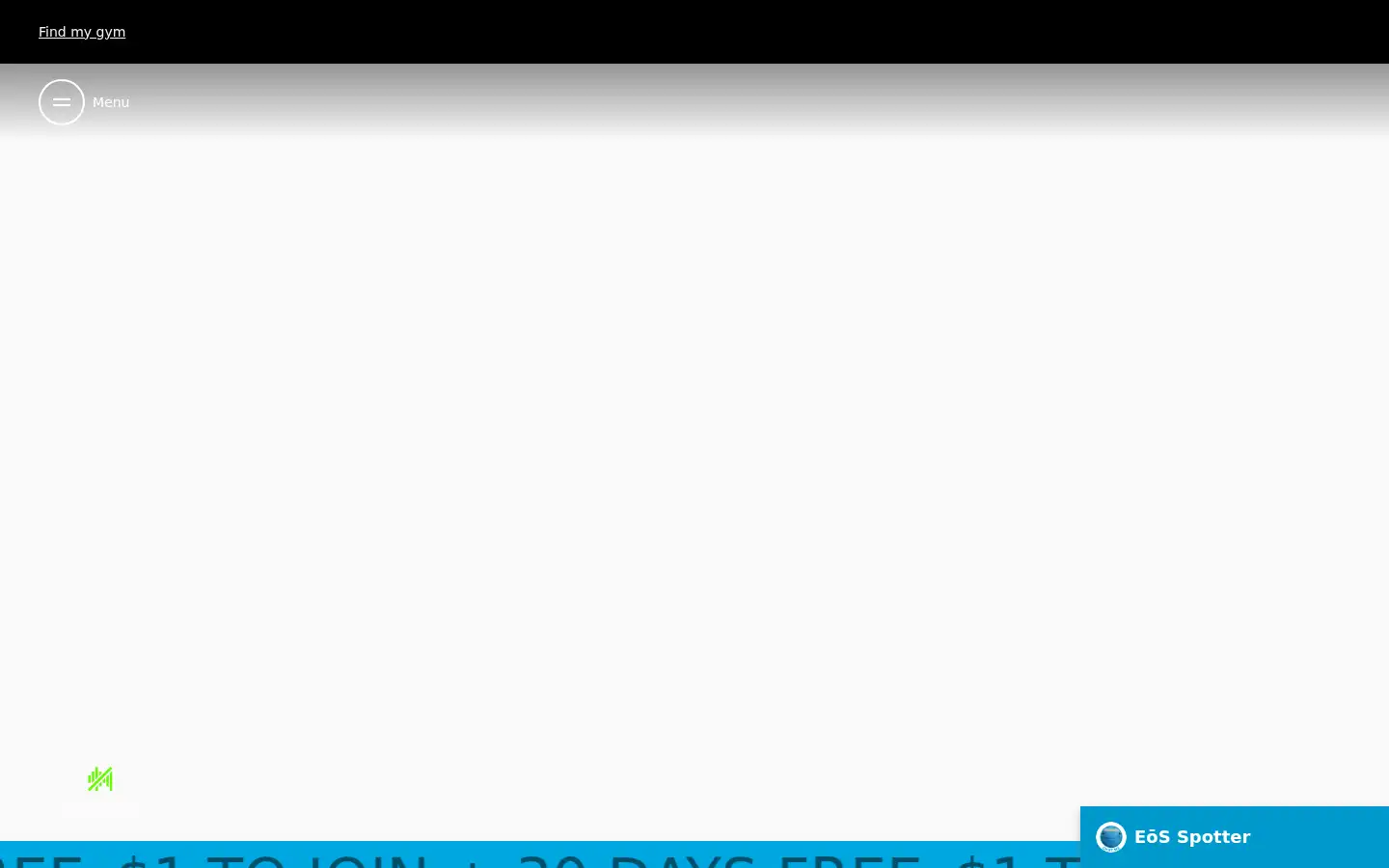 Screenshot of eosfitness.com