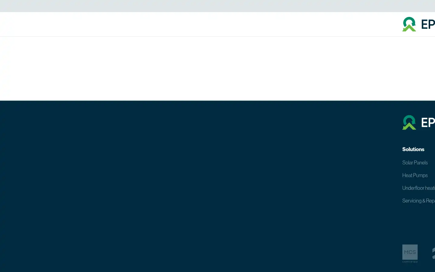 Screenshot of epc-improvements.co.uk