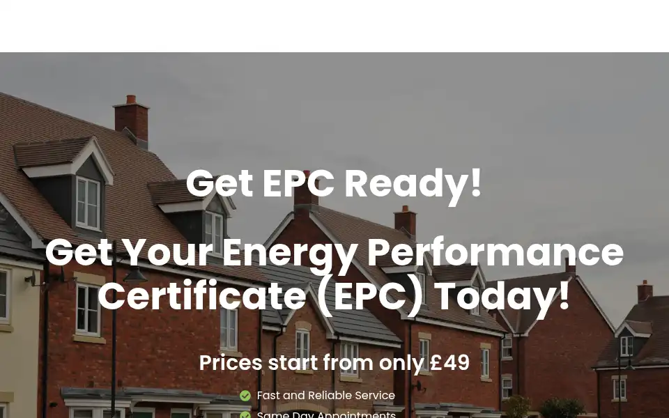Screenshot of epcready.co.uk
