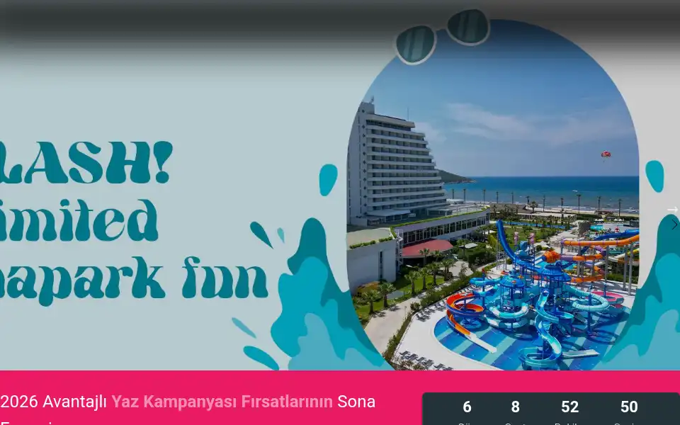 Screenshot of ephesus.palmwings.com.tr