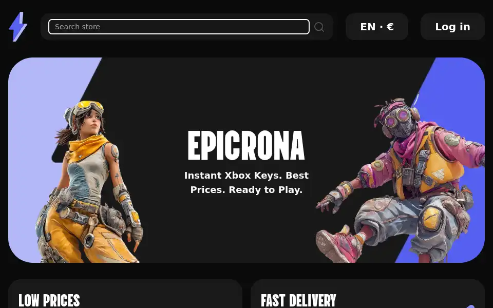 Screenshot of epicrona.com