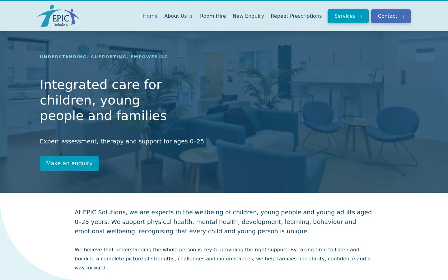 Screenshot of epicsolutions.org.uk