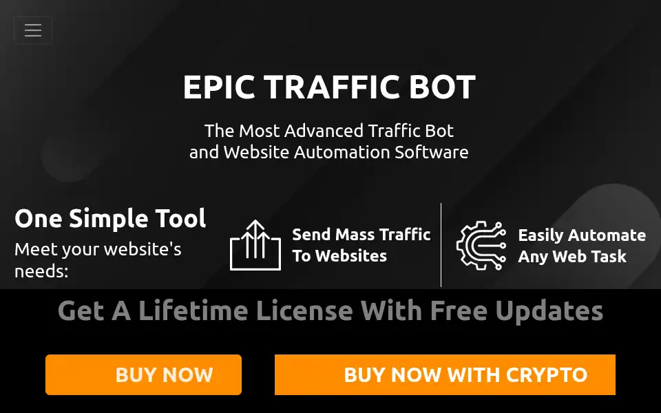 Screenshot of epictrafficbot.com