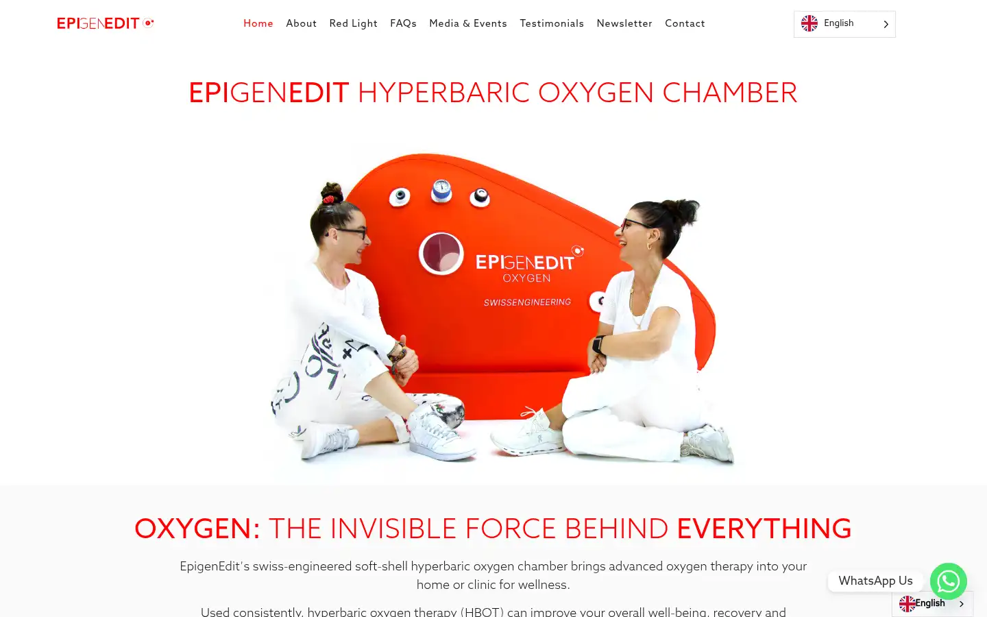 Screenshot of epigenedit.com