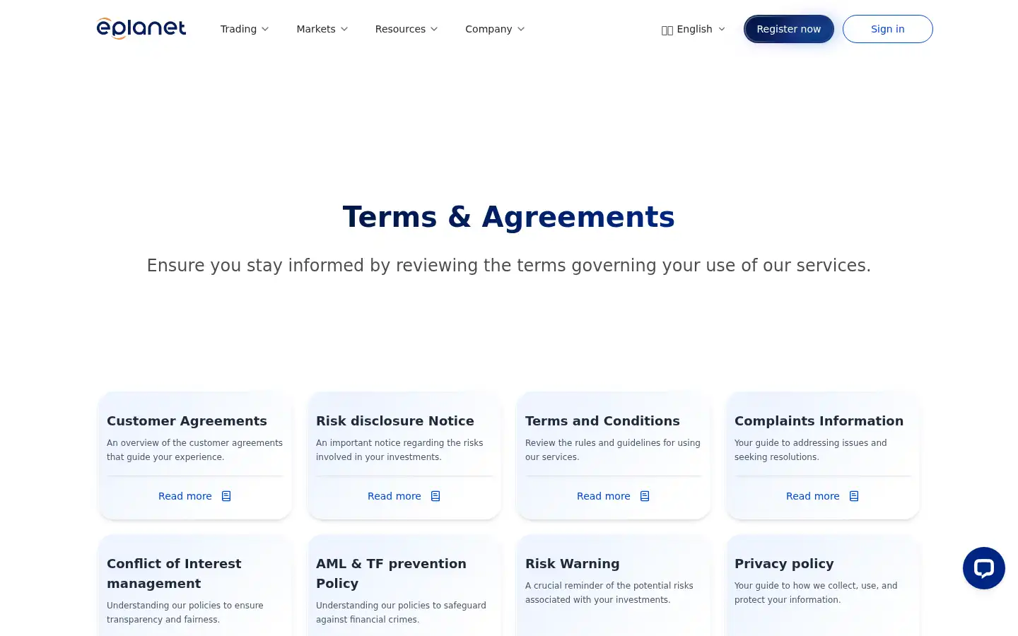Screenshot of eplanetbrokers.com