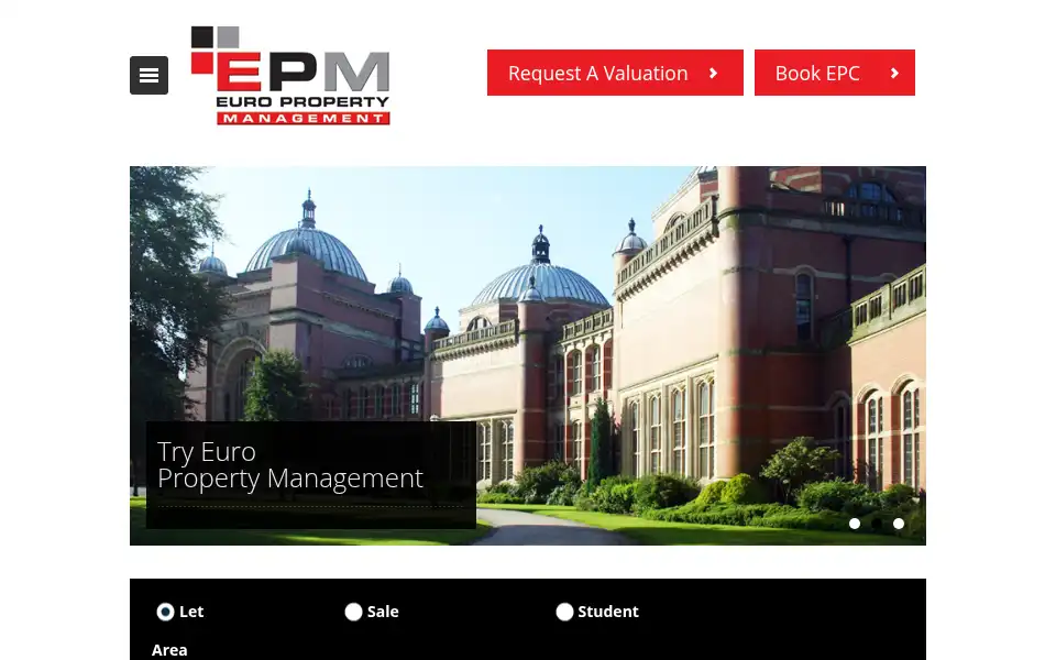 Screenshot of epm-uk.net