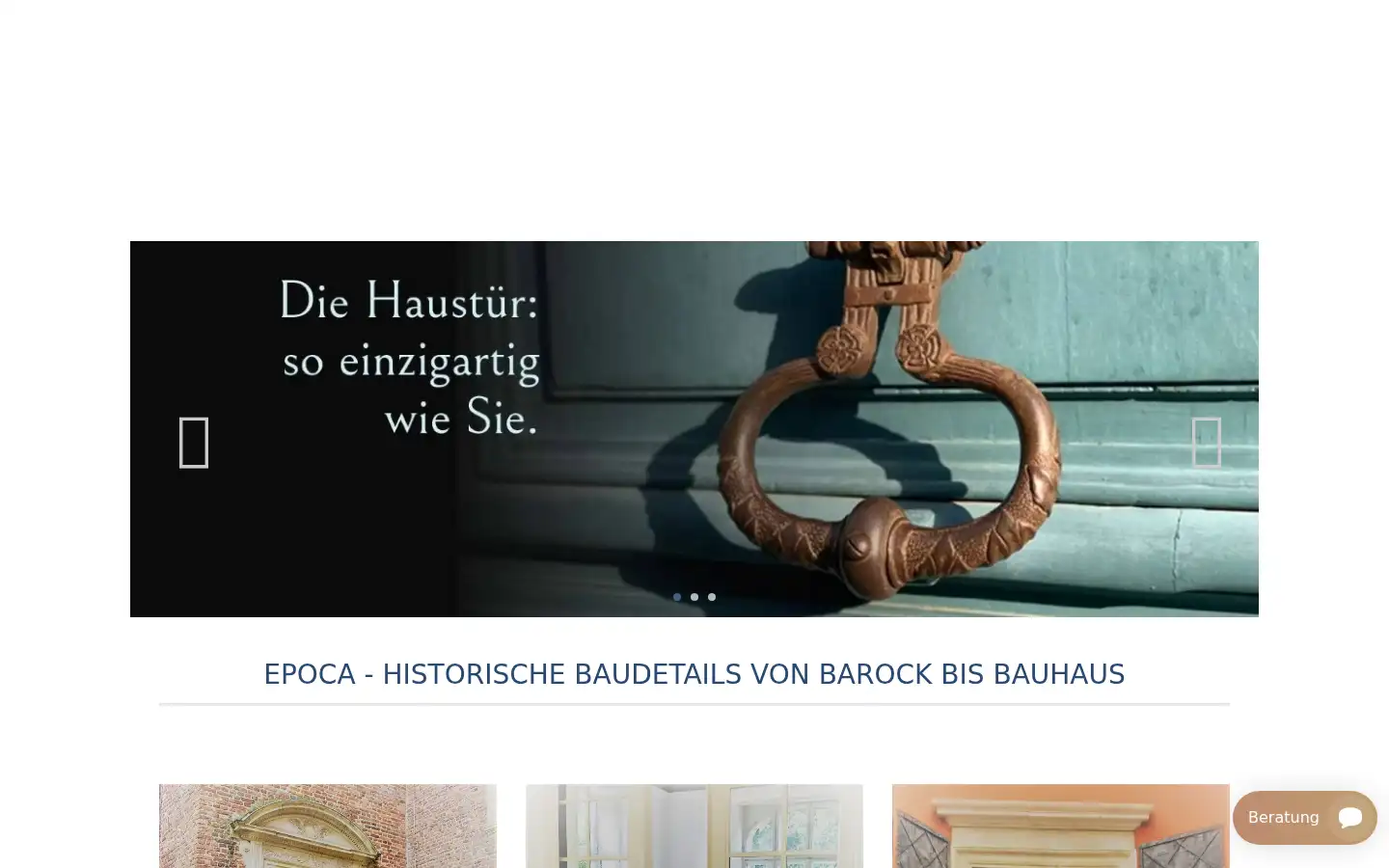 Screenshot of epoca.de