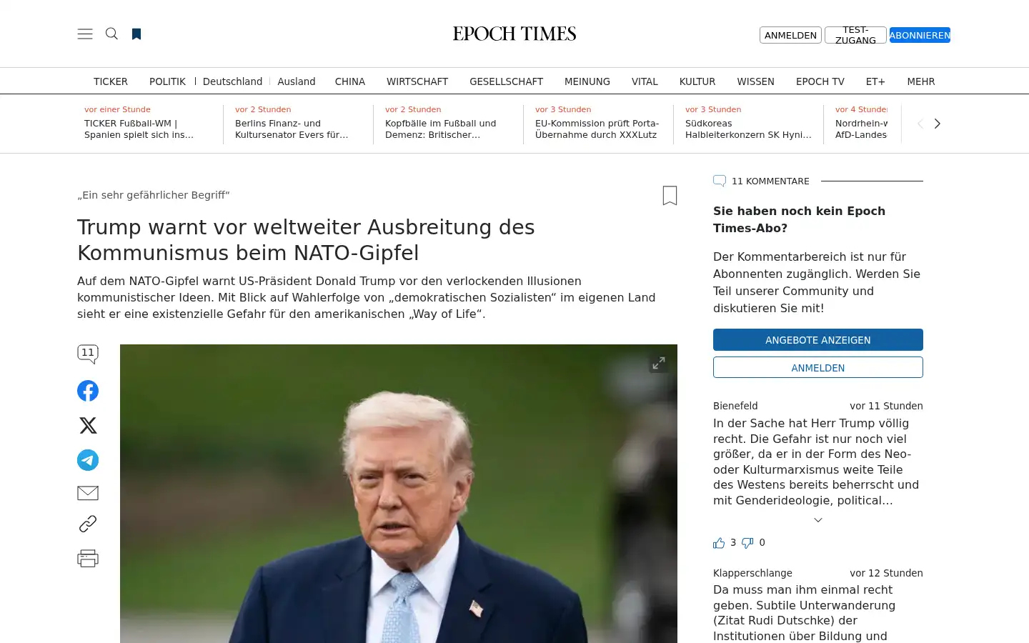 Screenshot of epochtimes.de