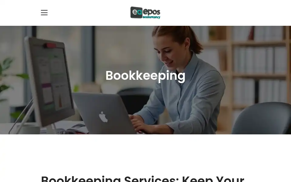 Screenshot of eposaccountancy.co.uk