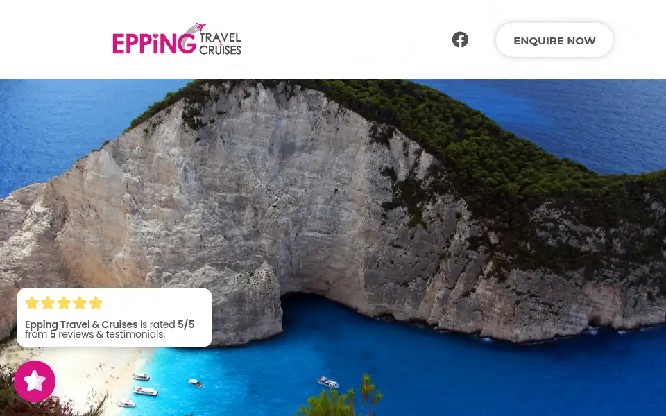 Screenshot of eppingtravel.co.uk