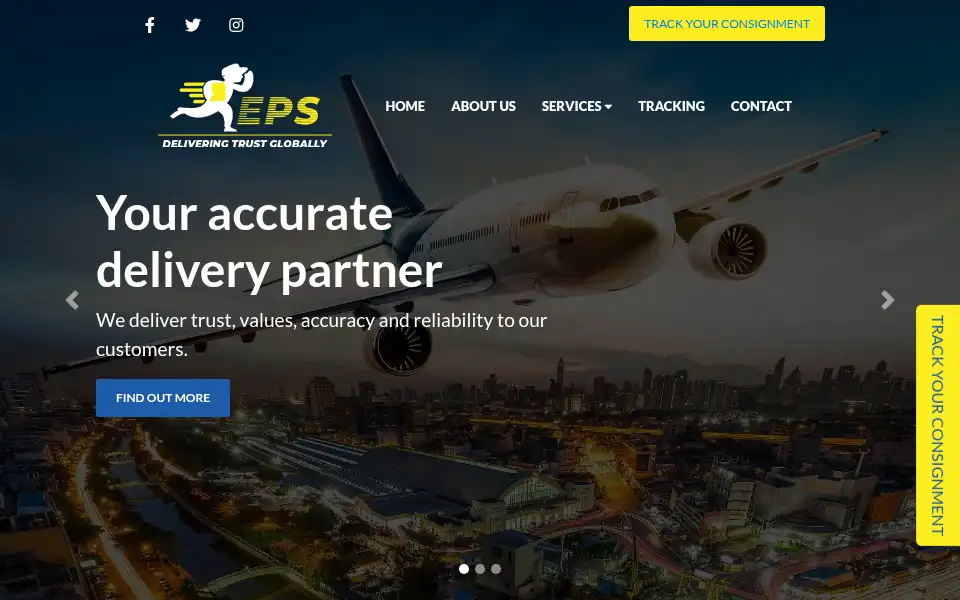 Screenshot of epsww.co.uk