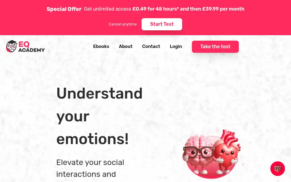 Screenshot of eq-academy.com