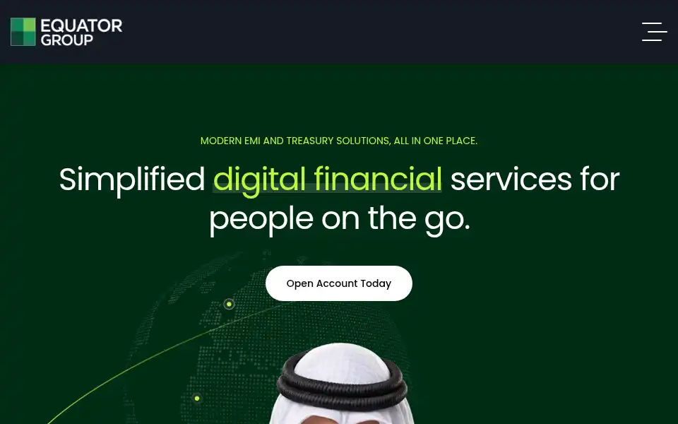 Screenshot of equatorgroupprivate.com