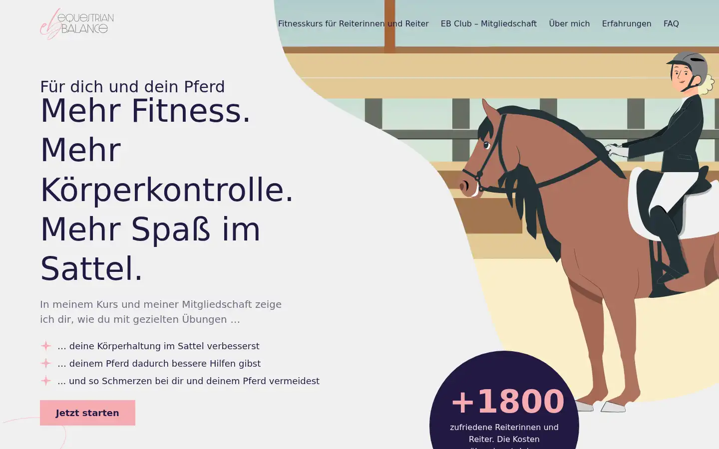 Screenshot of equestrian-balance.com
