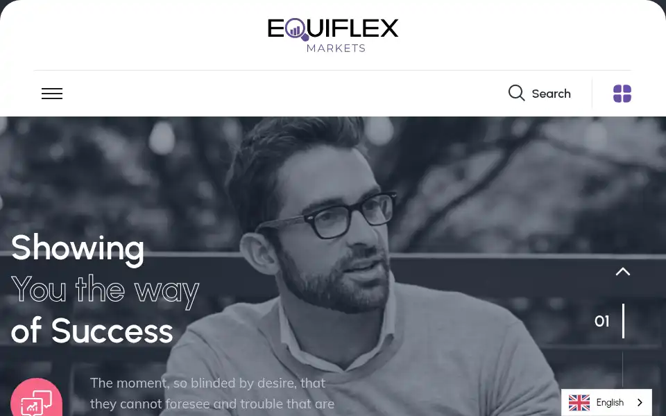 Screenshot of equiflexmarkets.com