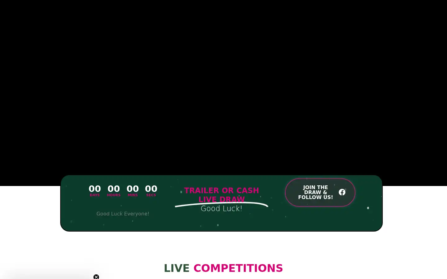 Screenshot of equinegiveaways.com