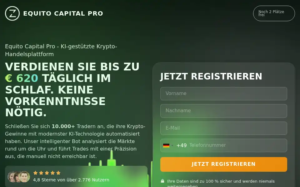 Screenshot of equitocapitalpro.com