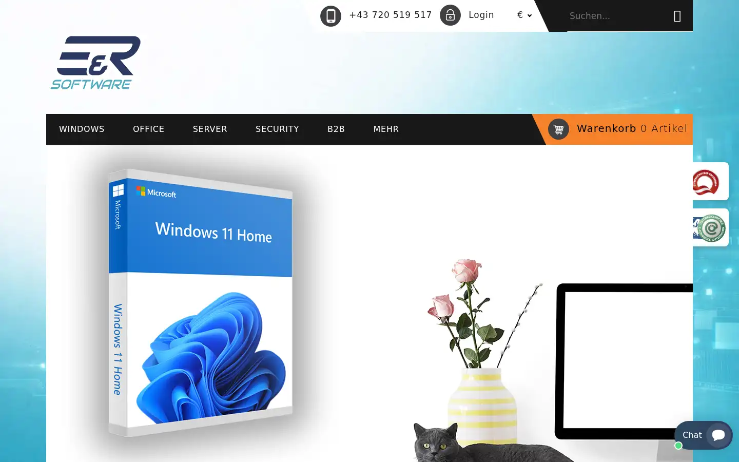Screenshot of er-software.at