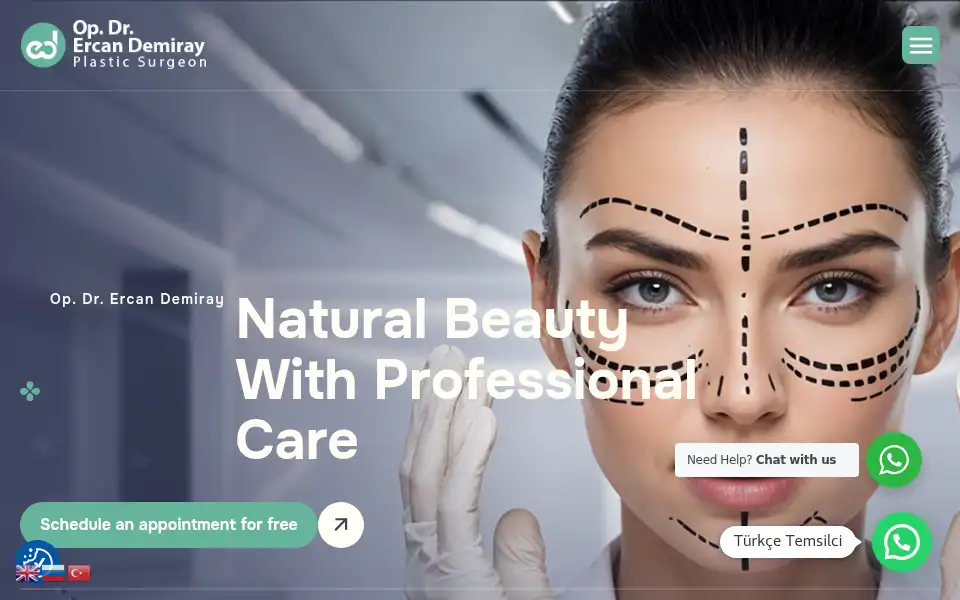 Screenshot of ercandemiray.com
