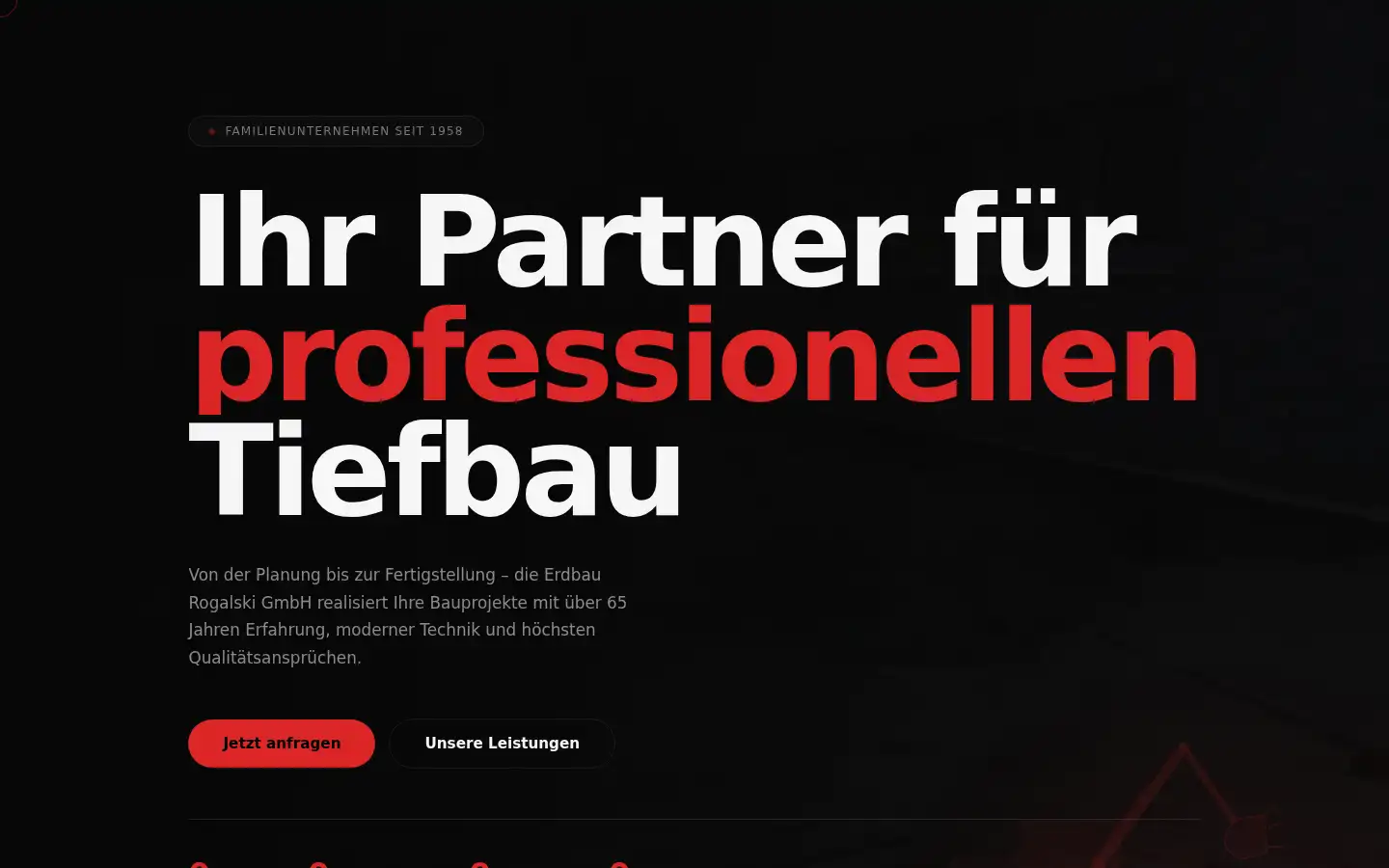 Screenshot of erdbau-rogalski.de