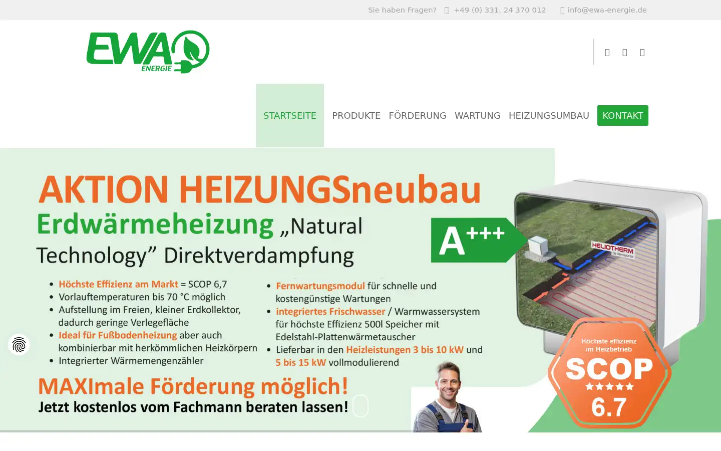 Screenshot of erdwaerme-agentur.de