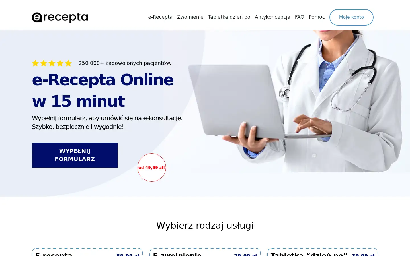 Screenshot of erecepta.info.pl