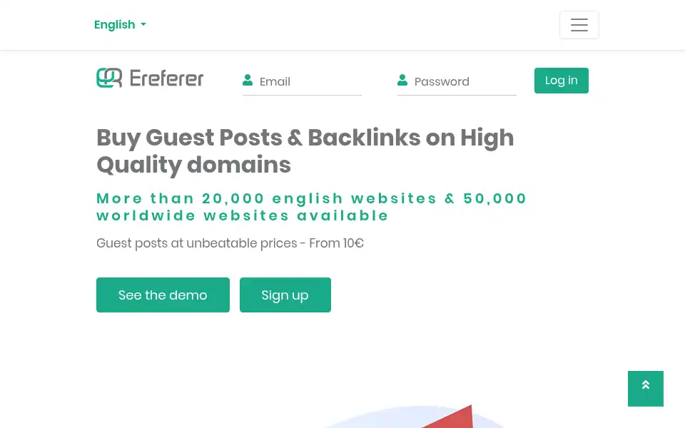 Screenshot of ereferer.com