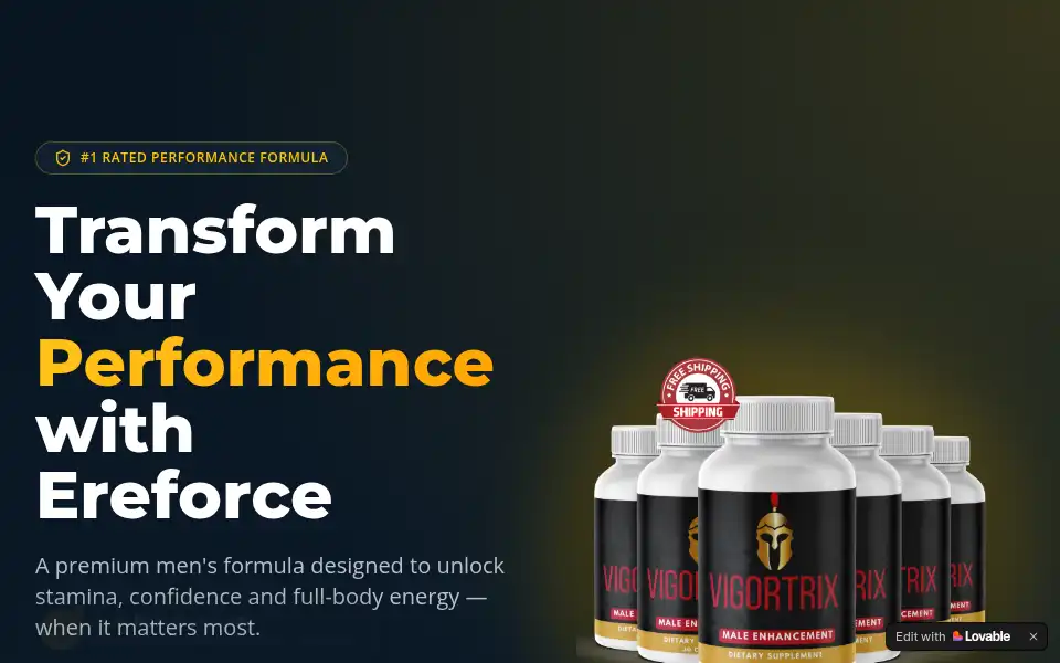Screenshot of ereforce-male-enhancement-review-official.lovable.app