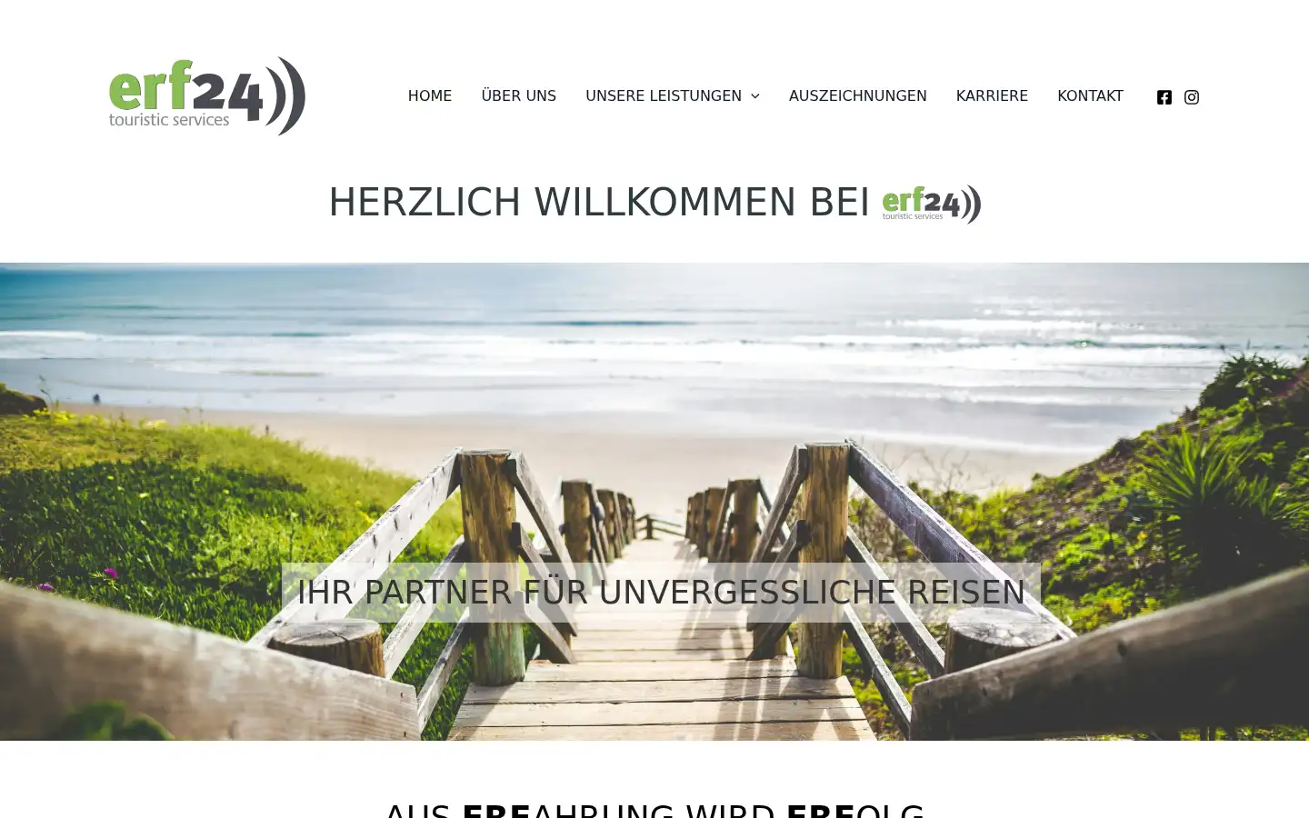 Screenshot of erf24.de
