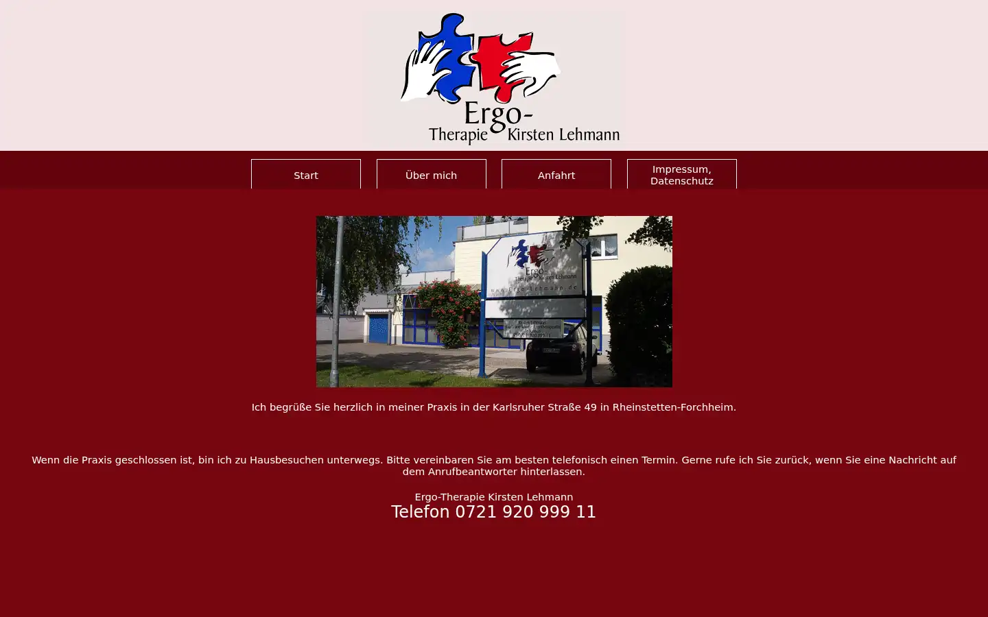 Screenshot of ergo-lehmann.de