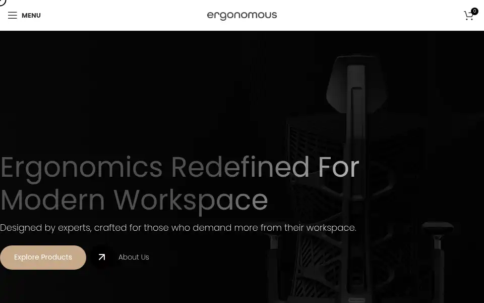 Screenshot of ergonomous.com
