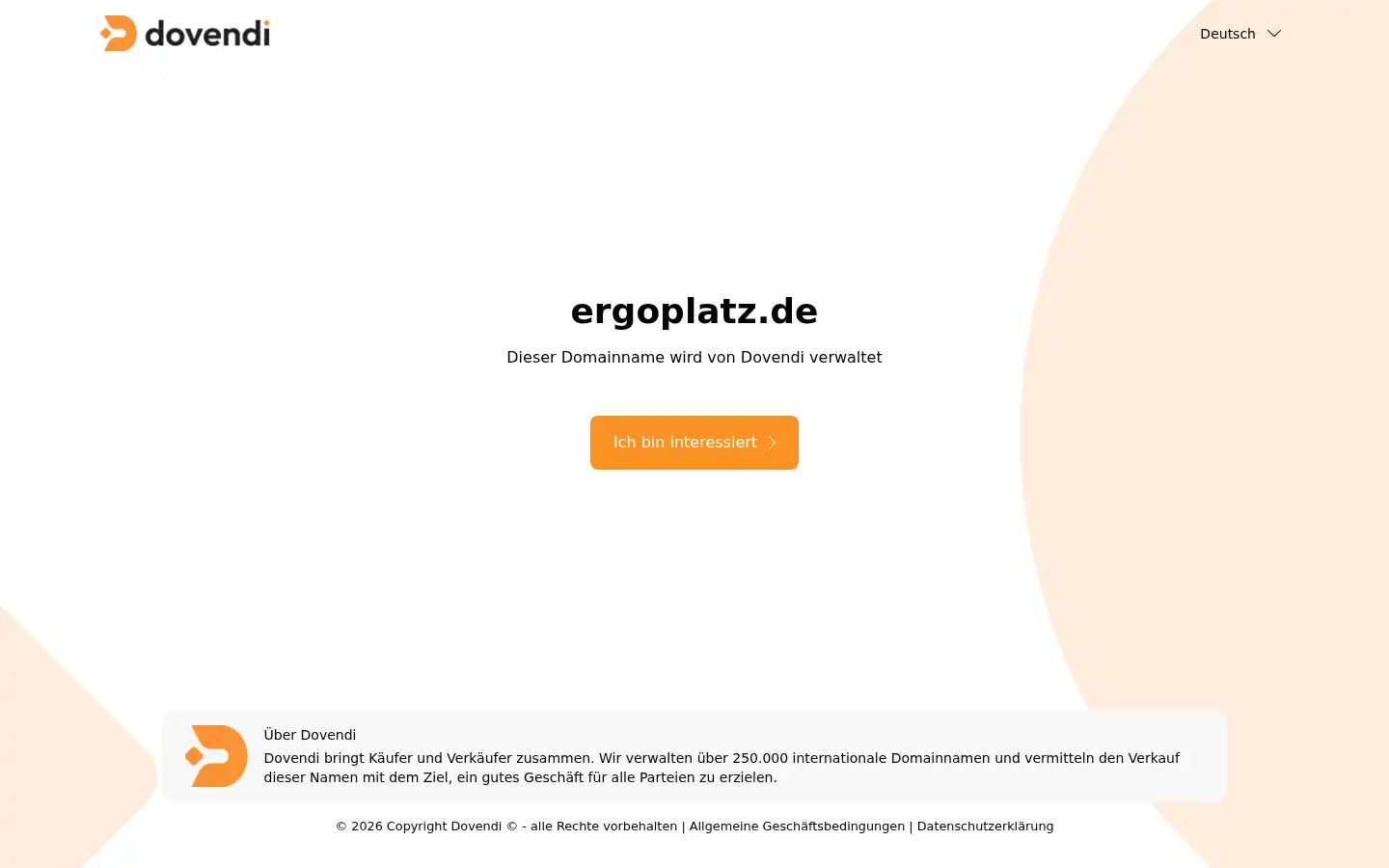 Screenshot of ergoplatz.de