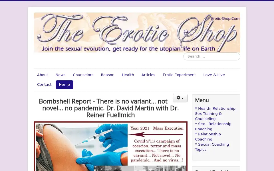 Screenshot of erotic-shop.com