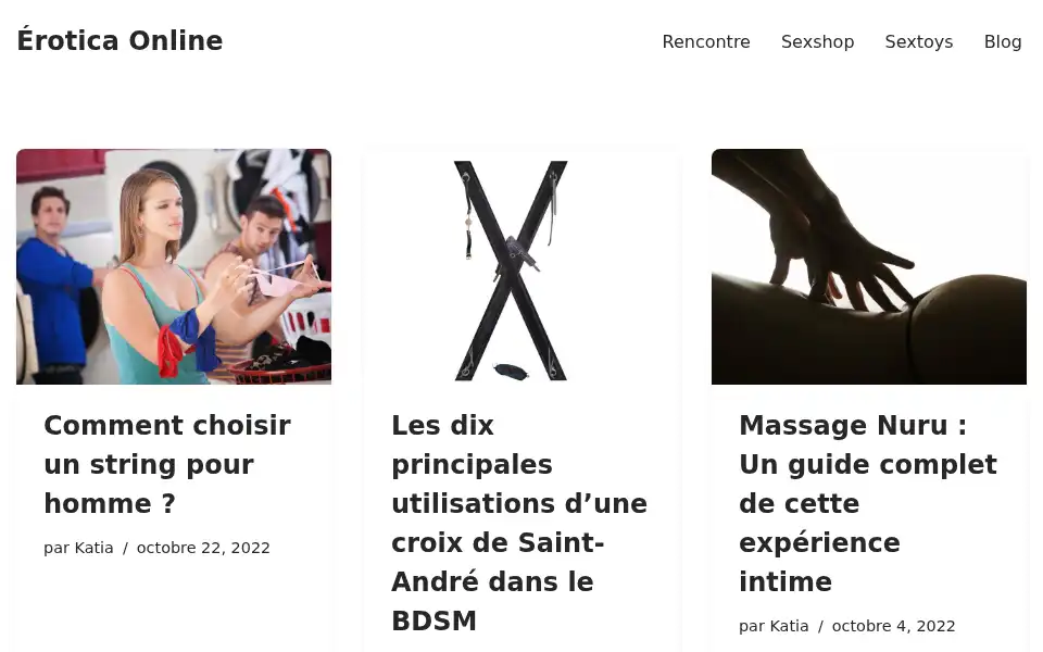 Screenshot of eroticaonline.eu