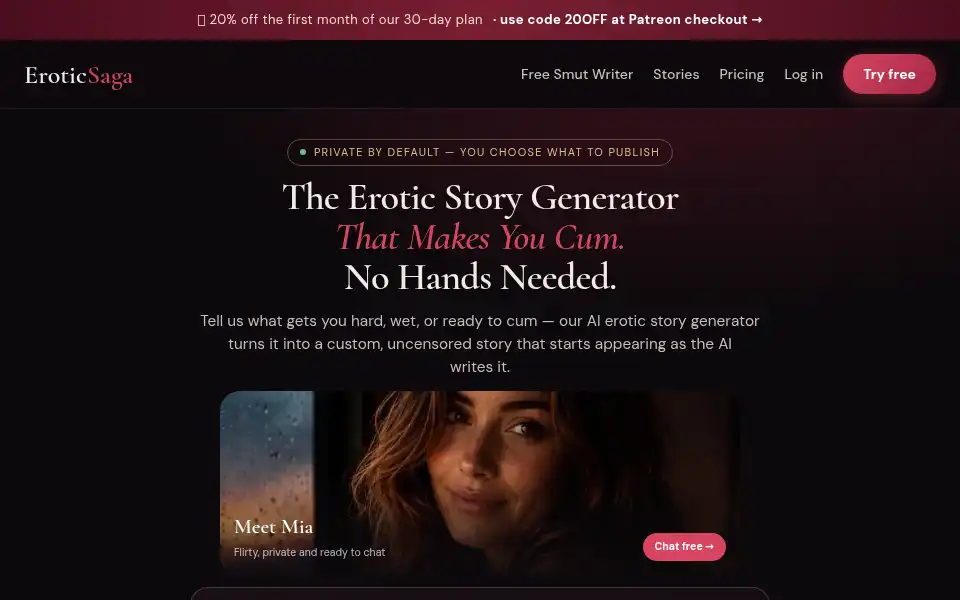 Screenshot of eroticsaga.com