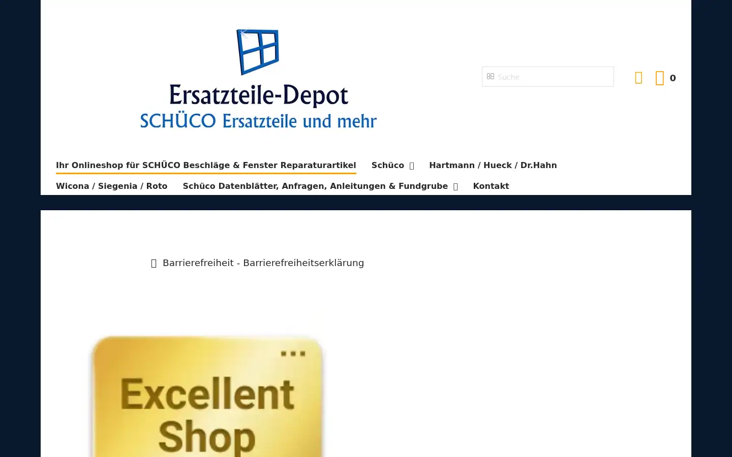 Screenshot of ersatzteile-depot.de