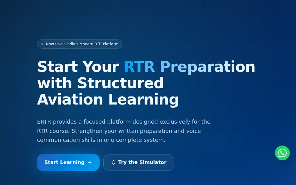 Screenshot of ertr.in