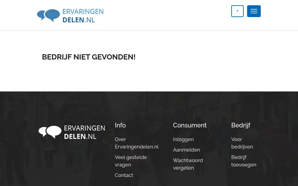 Screenshot of ervaringendelen.nl