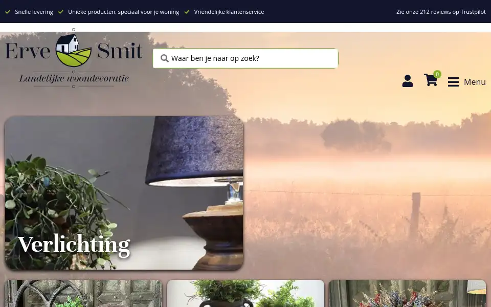 Screenshot of ervesmit.nl