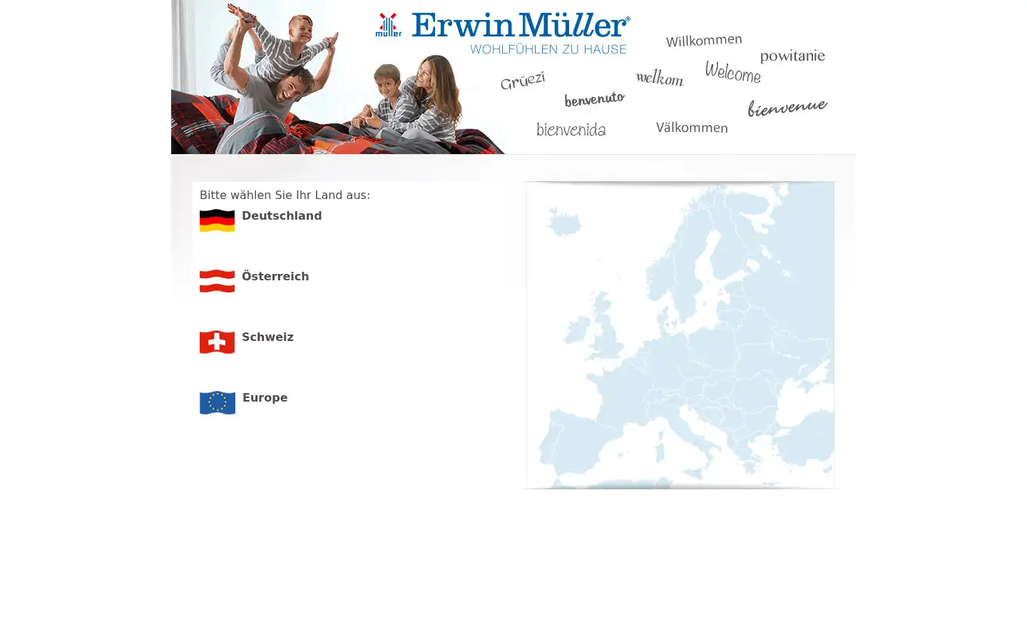 Screenshot of erwinmueller.com