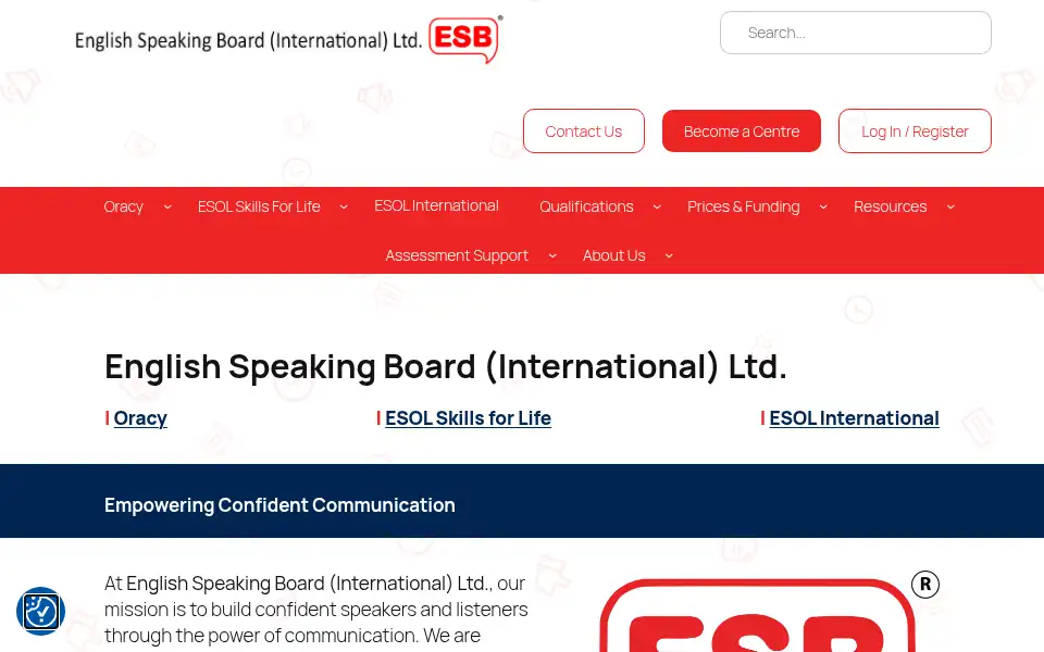 Screenshot of esbuk.org
