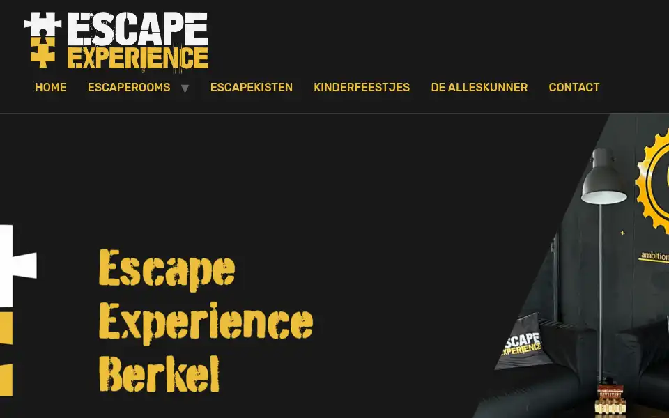 Screenshot of escapeexperience.nl