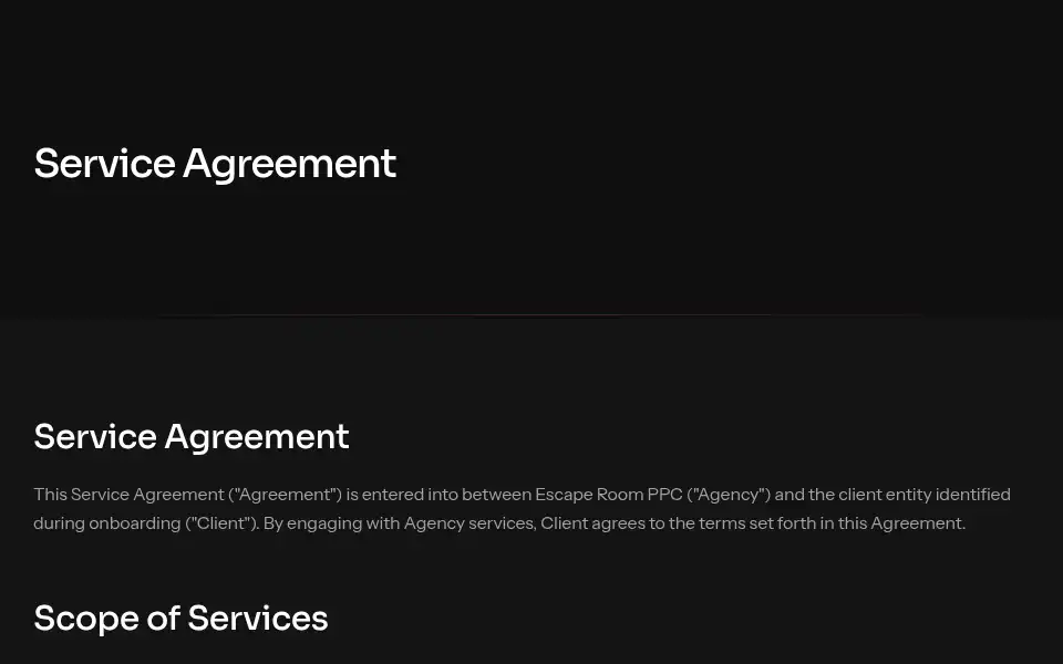 Screenshot of escaperoomppc.com
