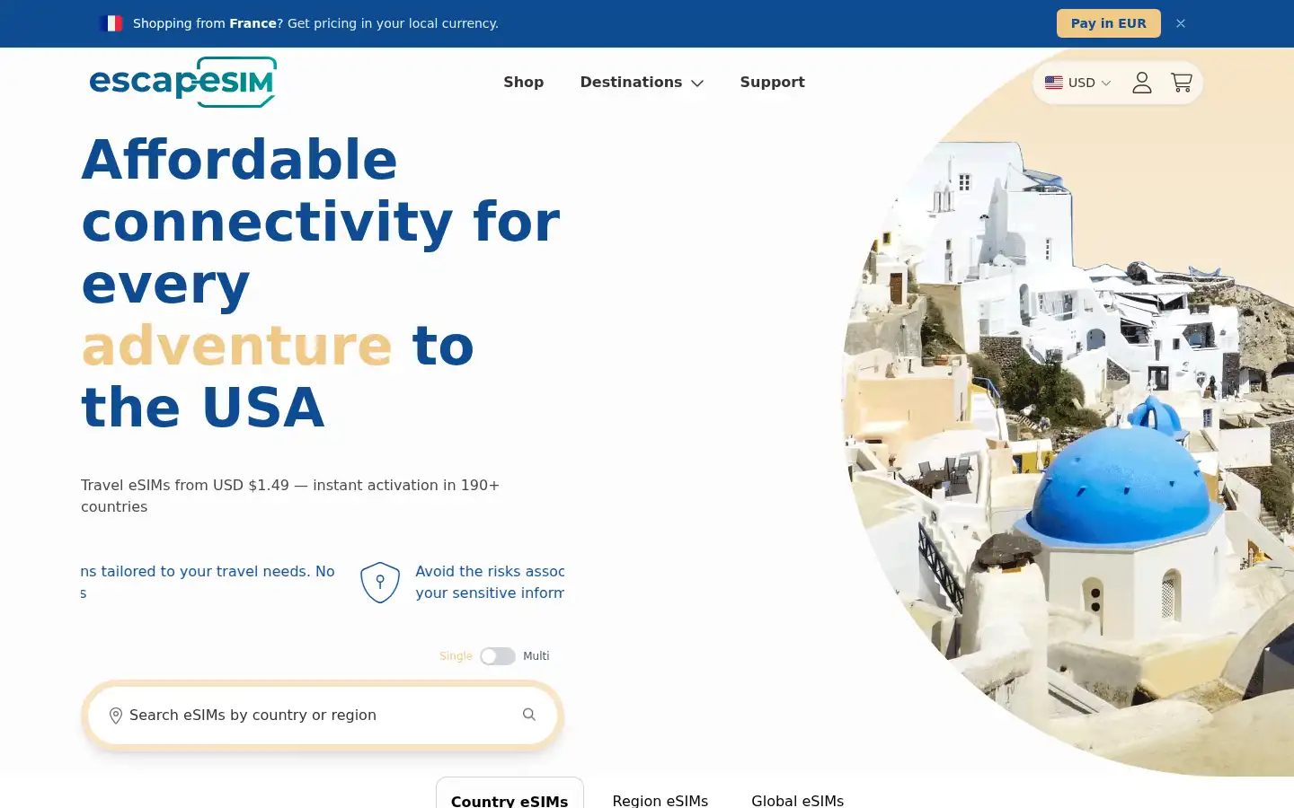 Screenshot of escapesim.com