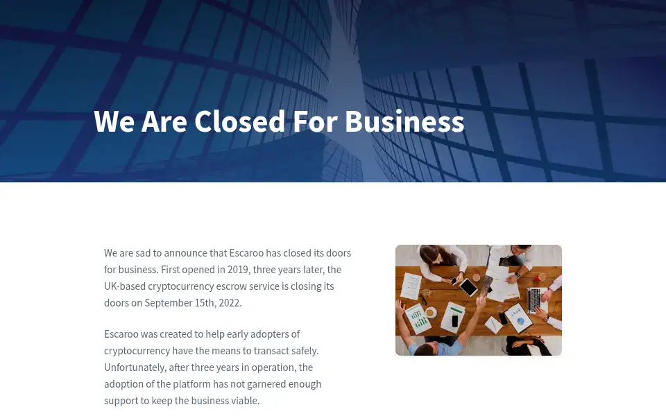 Screenshot of escaroo.com