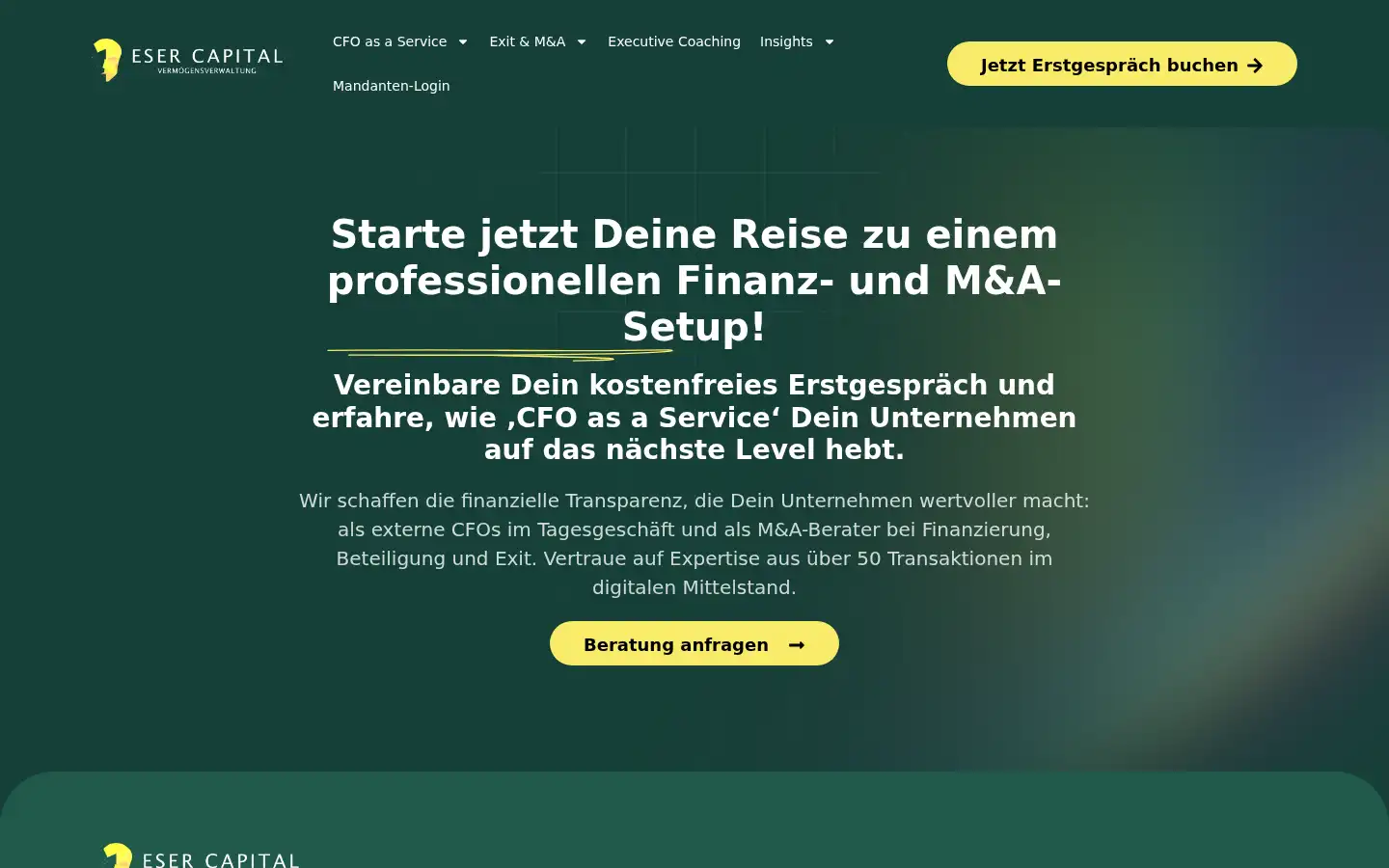 Screenshot of eser-consult.de