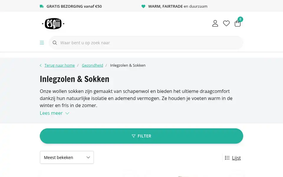 Screenshot of esgii.nl