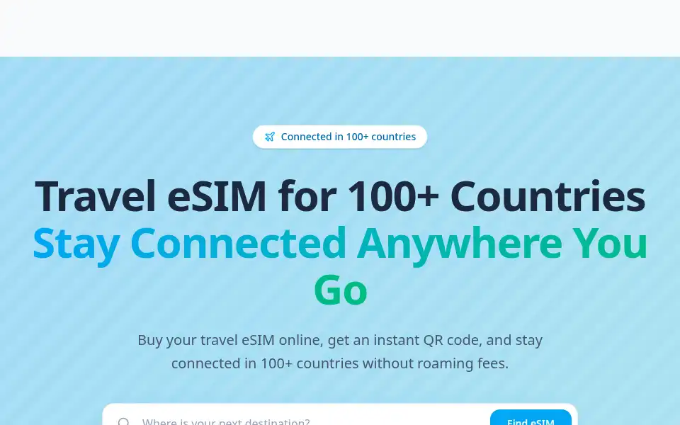 Screenshot of esim-teclapi.com